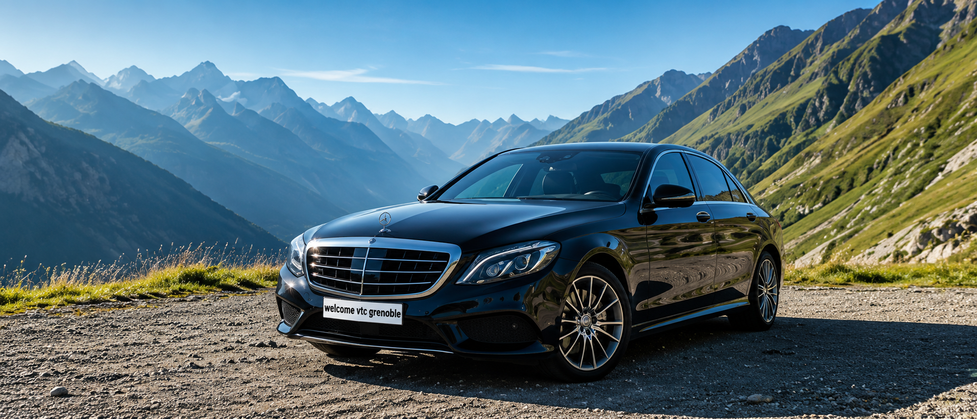 Luxury Mercedes in Alps